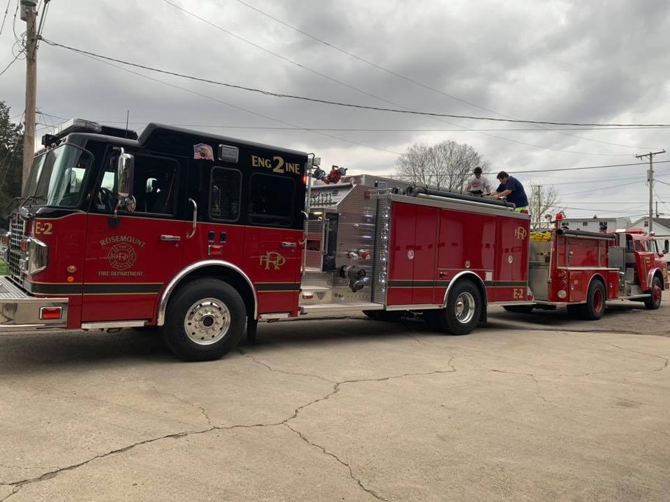 home to our brand new engine! Rosemount Fire Department